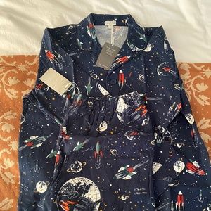 Garnet Hill Flannel Men’s Pajama Set - Large